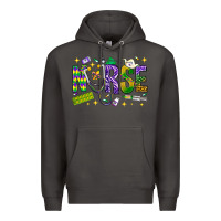 Smoke Mardi Gras Nurse Premium Hoodie - NancyCooperArtShop