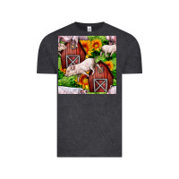 Vintage Black Mama And Baby Pig Vintage Tee - BundleAndBundleShop