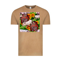 Vintage Camel Mama And Baby Pig Vintage Tee - BundleAndBundleShop