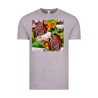 Vintage Zinc Mama And Baby Pig Vintage Tee - BundleAndBundleShop