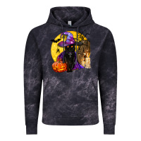Cloud Black black witch cat coffin and moon Vintage Hoodie - BundleAndBundleShop