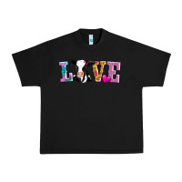 Black love with cow Urban Heavy Tee - AdoDesignShop