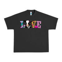 Pigment Black love with cow Urban Heavy Tee - AdoDesignShop