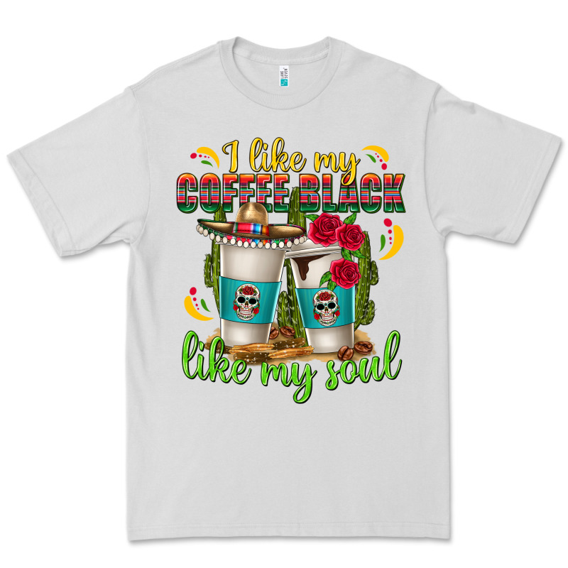 I Like My Coffee Black Like My Soul Premium Tee by texasbilliewilder | Teevron