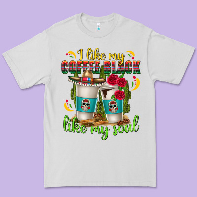 I Like My Coffee Black Like My Soul Premium Tee Designed By Texasbilliewilder