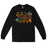 Black one thankful mimi Long Sleeve Tee - JahusDesignShop