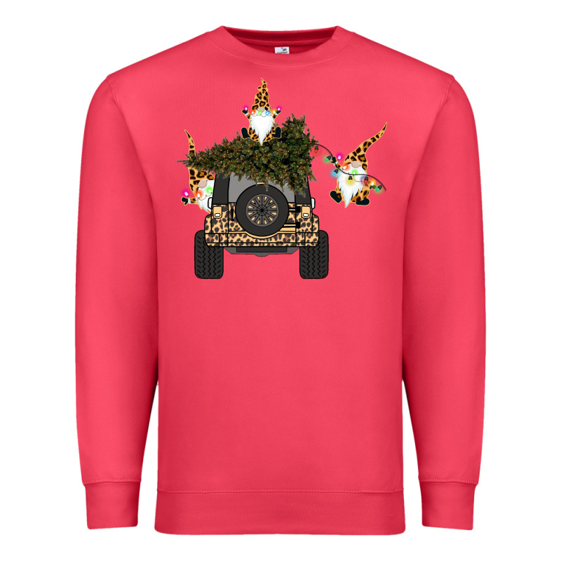 Gnomes Truck Car  Christmas Premium Sweatshirt by Bettercallsaul | Teevron
