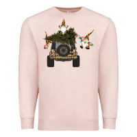 Pale Pink Gnomes Truck Car  Christmas Premium Sweatshirt - Bettercallsaul