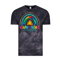 Cloud Black camp more worry less Vintage Tee - Artiststas
