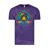 Cloud Purple camp more worry less Vintage Tee - Artiststas