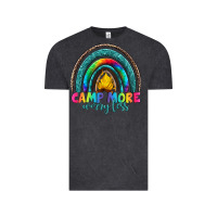 Vintage Black camp more worry less Vintage Tee - Artiststas