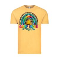 Vintage Mustard camp more worry less Vintage Tee - Artiststas