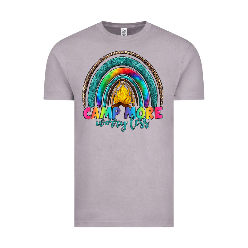 Camp More Worry Less Vintage Tee by Artiststas | Teevron