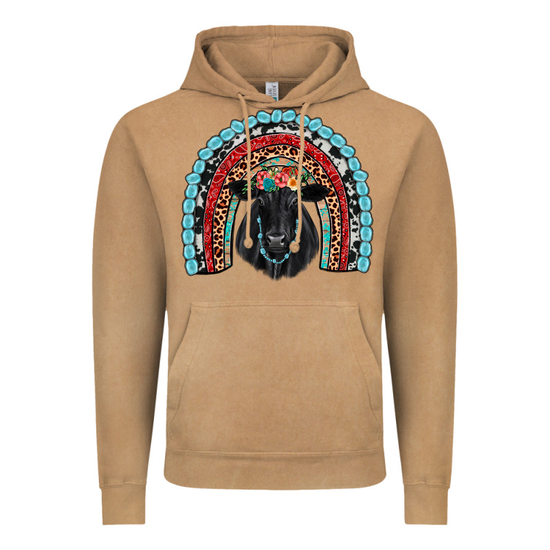 Black Angus  Rainbow Vintage Hoodie by JahusDesignShop | Teevron
