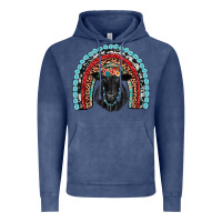 Vintage Denim black angus  rainbow Vintage Hoodie - JahusDesignShop