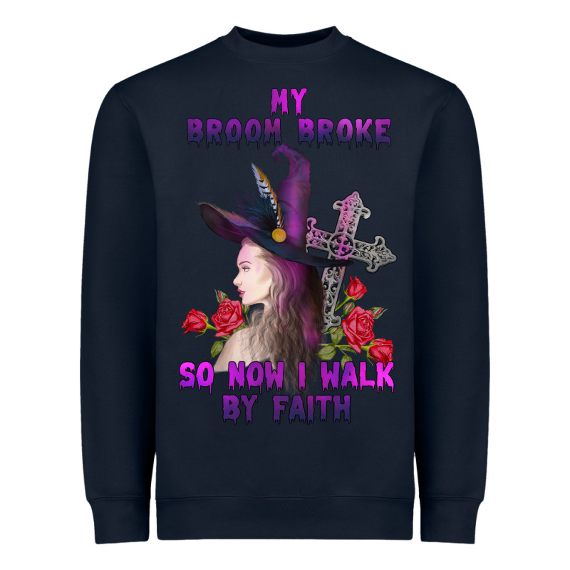 My Broom Broke Heavyweight Sweatshirt by AdoDesignShop | Teevron