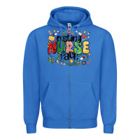 True Royal resting nurse face Zipper Hoodie - MaliasSmallBusiness