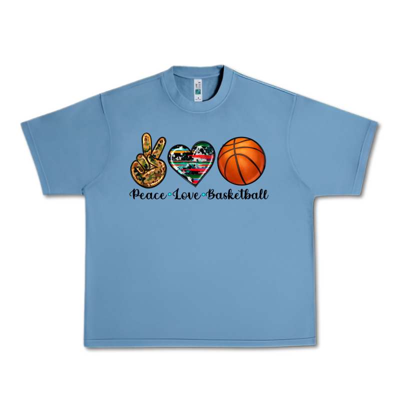 Peace Love Basketball Urban Heavy Tee by Artiststas | Teevron
