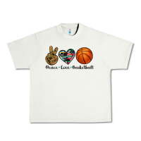 Pistachio peace love basketball Urban Heavy Tee - Artiststas