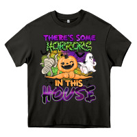 Asphalt theres some horrors in this house Heavy Core Tee - BarkalooDesign