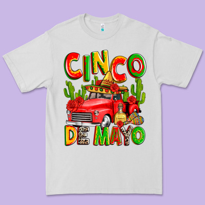 Cinco De Mayo Truck Premium Tee Designed By Zillion Design Studio
