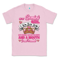 Bubblegum Pink As A Gemini Girl I Was Born With My Heart On My Sleeve And A Mouth Classic Tee - Jasminsmagicworld