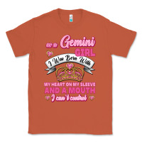 Copper As A Gemini Girl I Was Born With My Heart On My Sleeve And A Mouth Classic Tee - Jasminsmagicworld