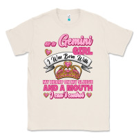 Natural As A Gemini Girl I Was Born With My Heart On My Sleeve And A Mouth Classic Tee - Jasminsmagicworld