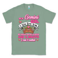 Sage As A Gemini Girl I Was Born With My Heart On My Sleeve And A Mouth Classic Tee - Jasminsmagicworld