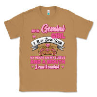 Toasted Coconut As A Gemini Girl I Was Born With My Heart On My Sleeve And A Mouth Classic Tee - Jasminsmagicworld