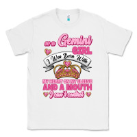 White As A Gemini Girl I Was Born With My Heart On My Sleeve And A Mouth Classic Tee - Jasminsmagicworld