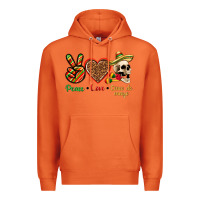 Carrot Peace Love Cinco De Mayo Premium Hoodie - texasbilliewilder