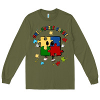 Army Green one puzzle bougie Long Sleeve Tee - MaliasSmallBusiness