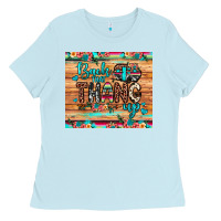 Baby Blue back that thang up Ladies Tee - JahusDesignShop
