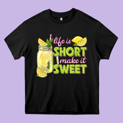 Life Is  Make It Sweet Heavy Core Tee Designed By Texasbilliewilder