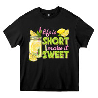 Black life is  make it sweet Heavy Core Tee - texasbilliewilder