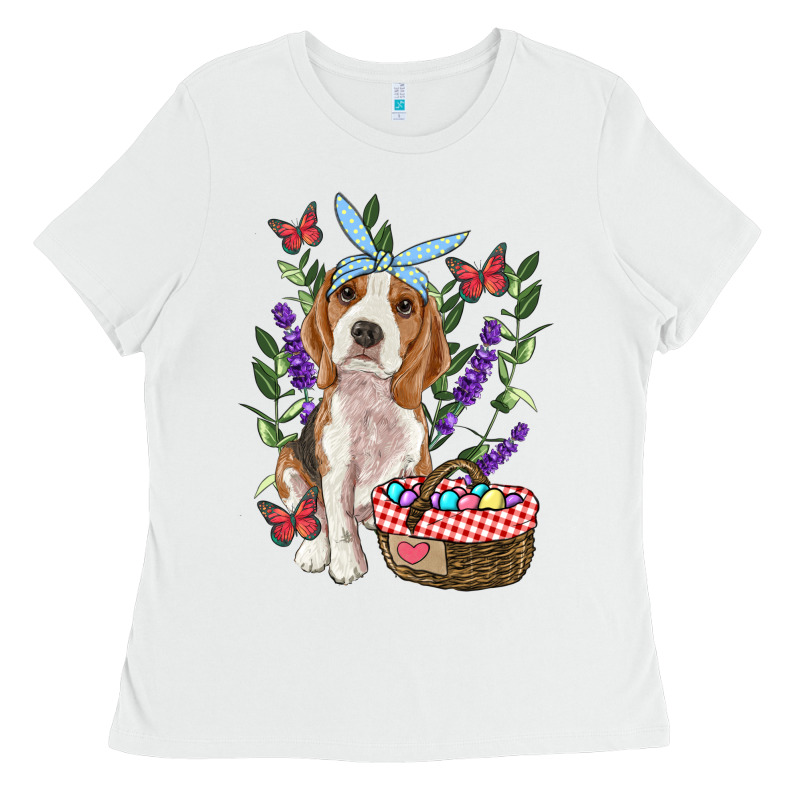 Easter Beagle Ladies Tee by RanaPortraitStore | Teevron