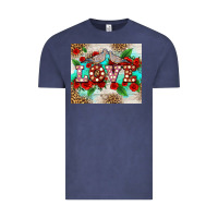 Vintage Denim love birds and love with ross Vintage Tee - AdoDesignShop