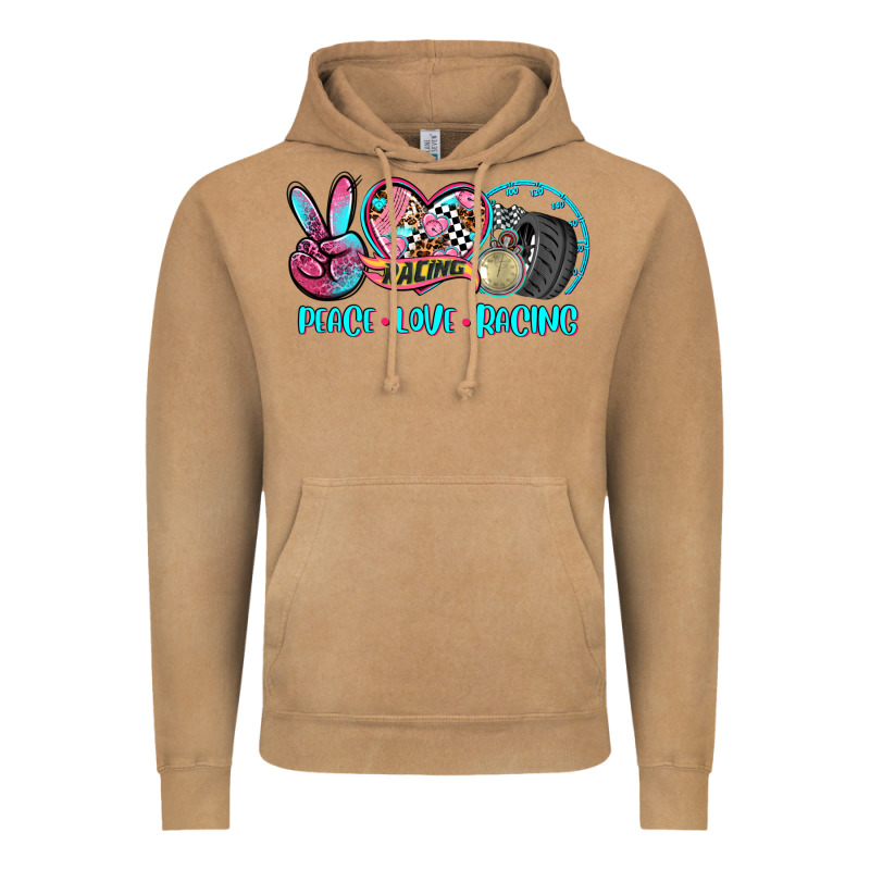 Peace Love Racing Vintage Hoodie by AdoDesignShop | Teevron