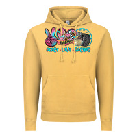 Vintage Mustard peace love racing Vintage Hoodie - AdoDesignShop