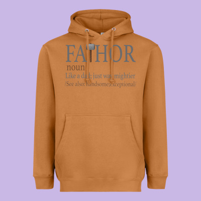 Fa-thor Like Dad Just Way Mightier Heavyweight Hoodie Designed By Bettercallsaul