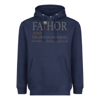 Navy Fa-Thor Like Dad Just Way Mightier Heavyweight Hoodie - Bettercallsaul