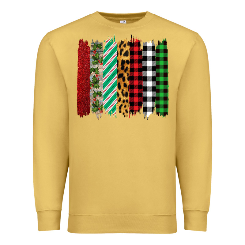 Christmas Brushstrokes Premium Sweatshirt by Bettercallsaul | Teevron