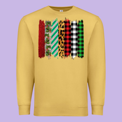 Christmas Brushstrokes Premium Sweatshirt Designed By Bettercallsaul