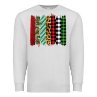 Dove Grey Christmas Brushstrokes Premium Sweatshirt - Bettercallsaul