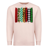 Pale Pink Christmas Brushstrokes Premium Sweatshirt - Bettercallsaul