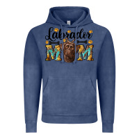 Vintage Denim western labrador mom Vintage Hoodie - RanaPortraitStore