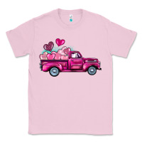 Bubblegum Pink valentine's day pink truck Classic Tee - BarkalooDesign