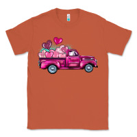 Copper valentine's day pink truck Classic Tee - BarkalooDesign