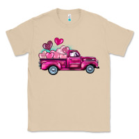 Mushroom valentine's day pink truck Classic Tee - BarkalooDesign